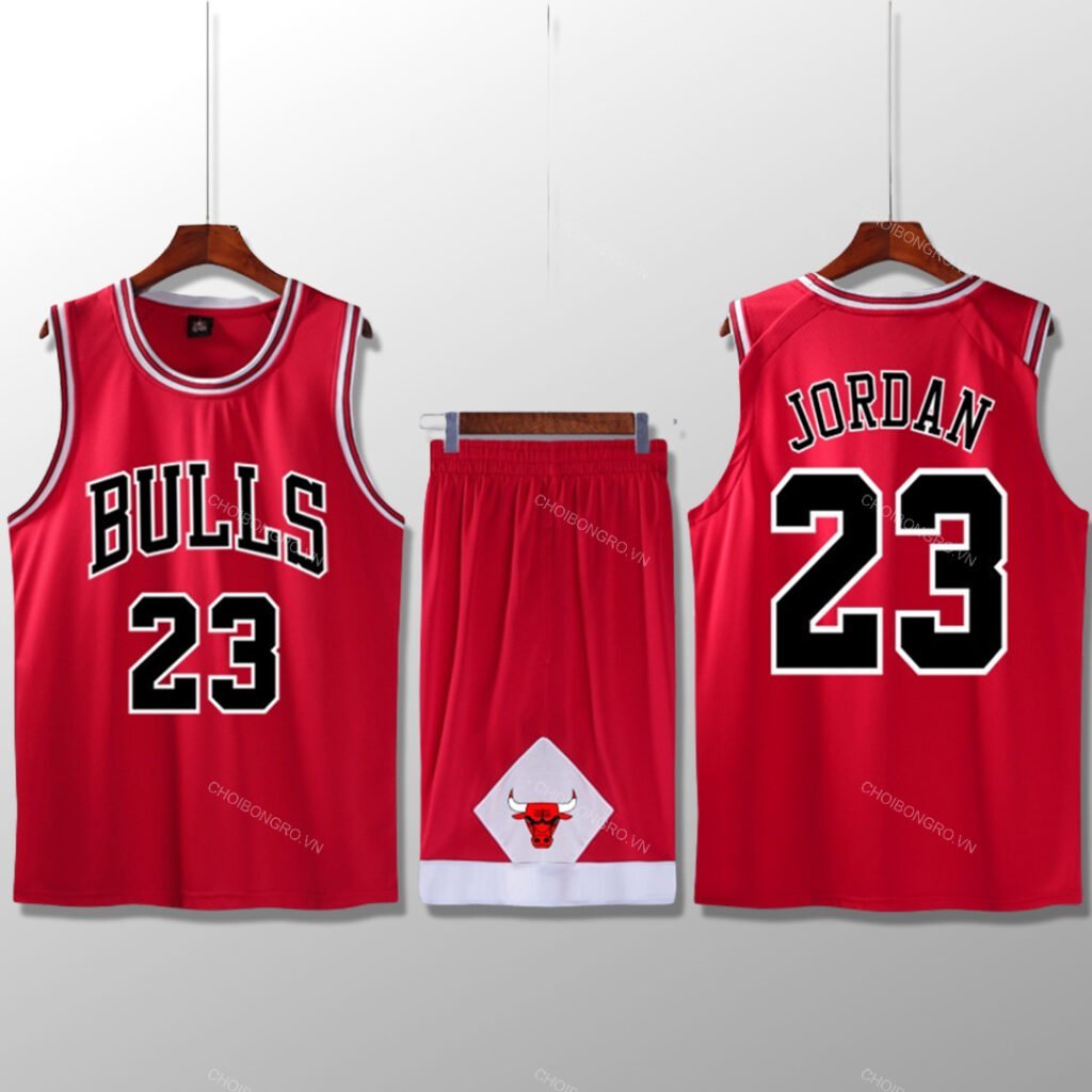 Bộ quần áo bóng rổ Jordan - Đỏ