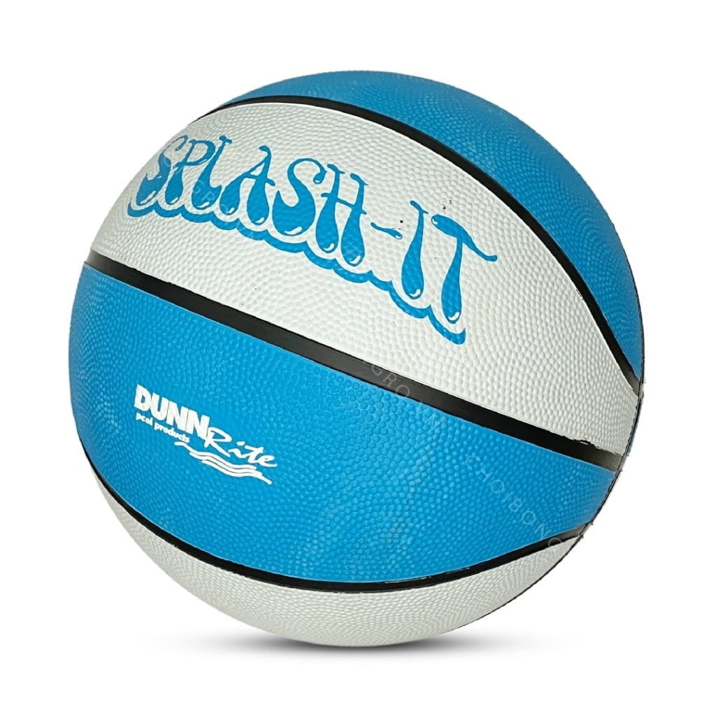 Bóng rổ cao su - Splash xanh biển