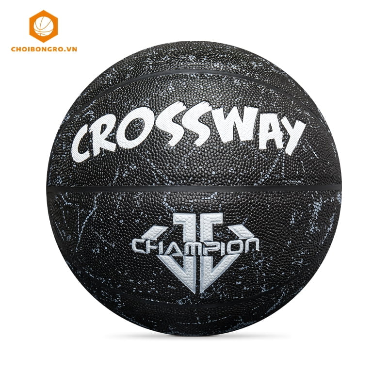 Bóng rổ da Crossway Champion chính hãng #3051- Đen