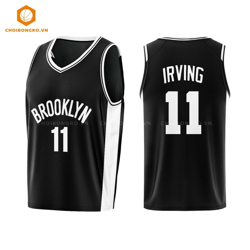Áo bóng rổ Brooklyn Nets - Kyrie đen