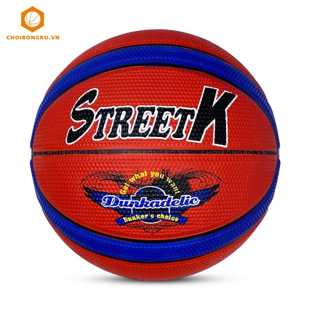Bóng rổ cao su - StreetK đỏ