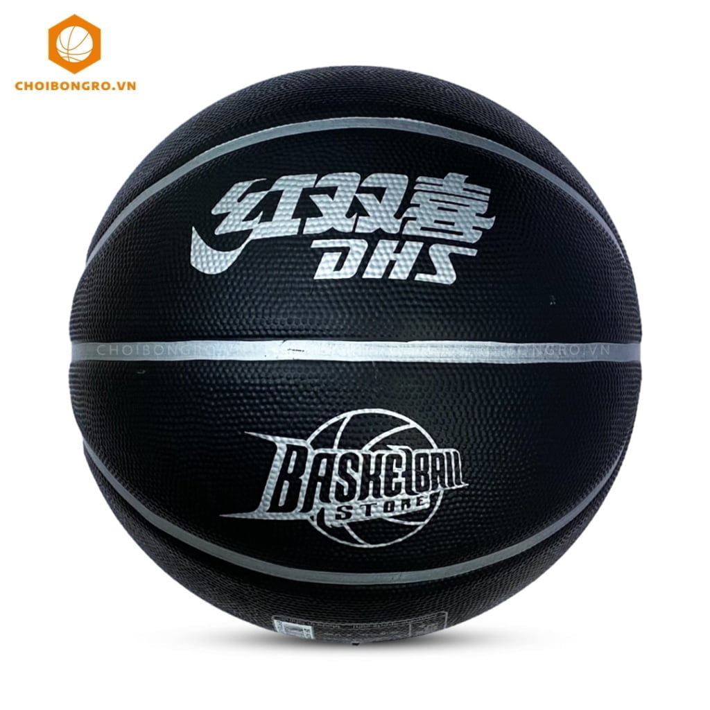 Bóng rổ cao su - DHS bạc