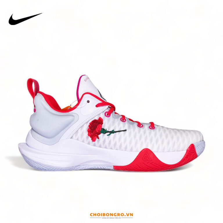 Nike Giannis Immortality 2 "Rose" chính hãng DC6927-101 | Trắng ghi đỏ - Hình ảnh 5