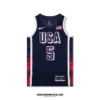 Áo bóng rổ Swingman USA Olympic 2024 -
  Edwards 5 - Xanh Navy