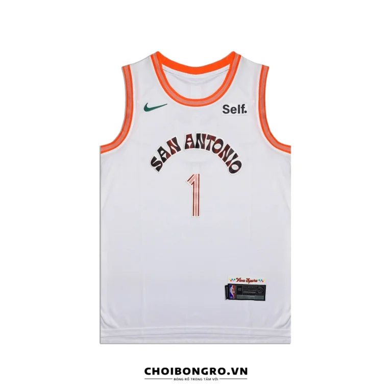 Áo bóng rổ Swingman Victor Wembanyama San Antonio Spurs City Edition 2023/24 Replica - Hình ảnh 2