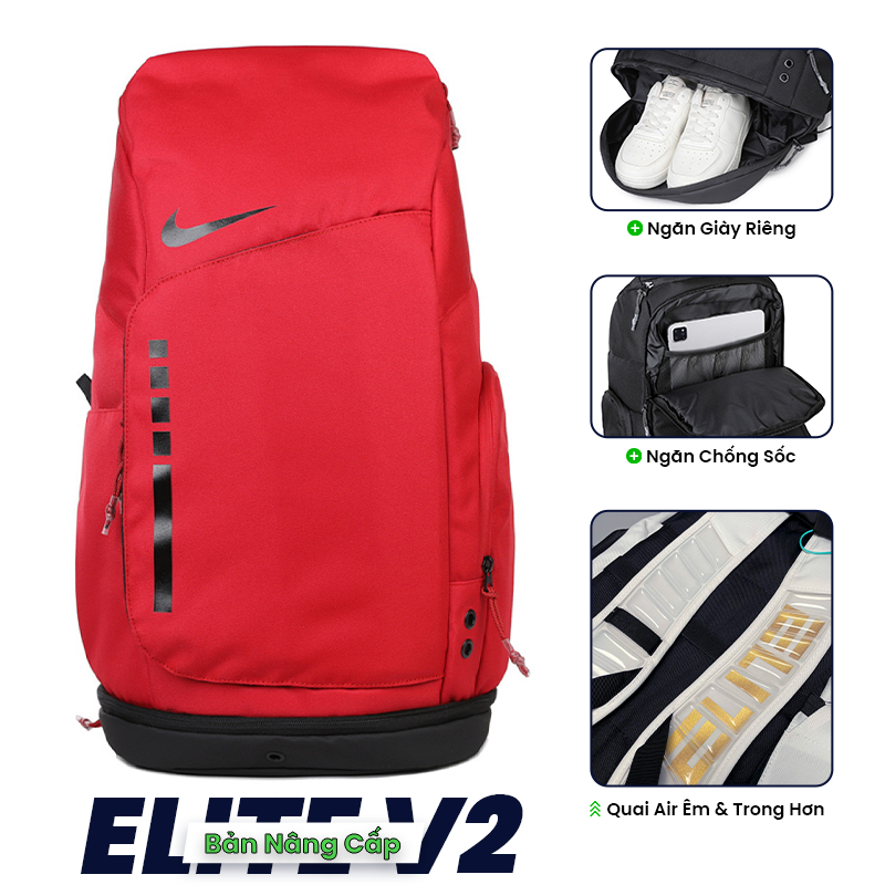 Balo Nike Air Hoop Elite V2 Nâng Cấp - Đỏ