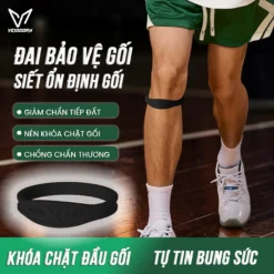 Đai Bảo Vệ Gối Bóng Rổ Veidoorn Silicone Chính Hãng [VDXLDC]
