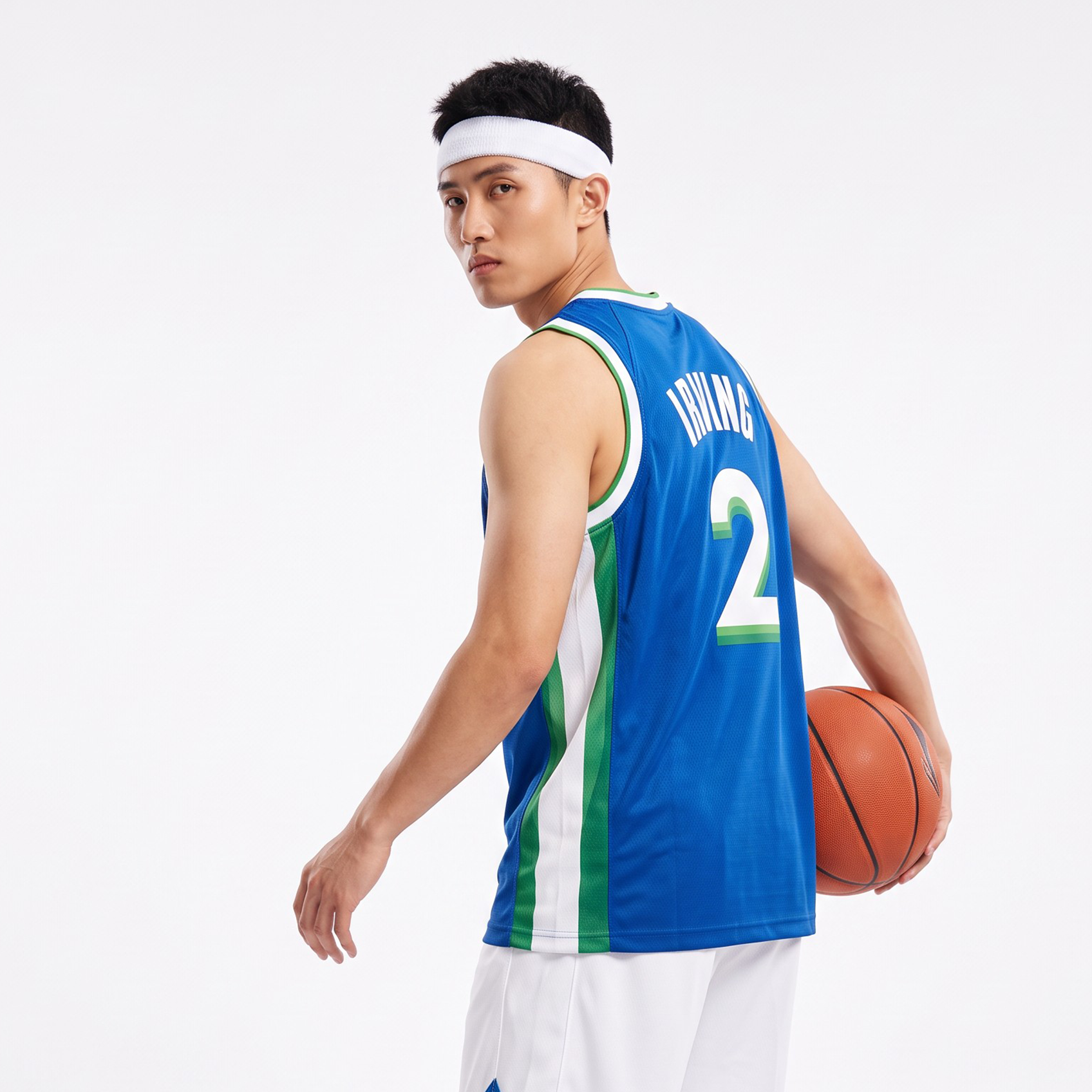 Áo Jersey Dallas / Irving #2 Xanh Green - Heat Press / Decal Nhiệt - Ảnh 2