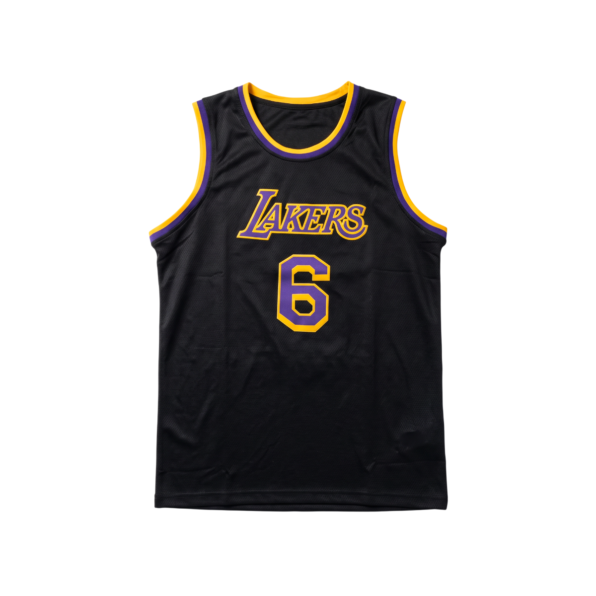 Áo Jersey Lakers / James #6 Đen - Heat Press / Decal Nhiệt - Ảnh 3