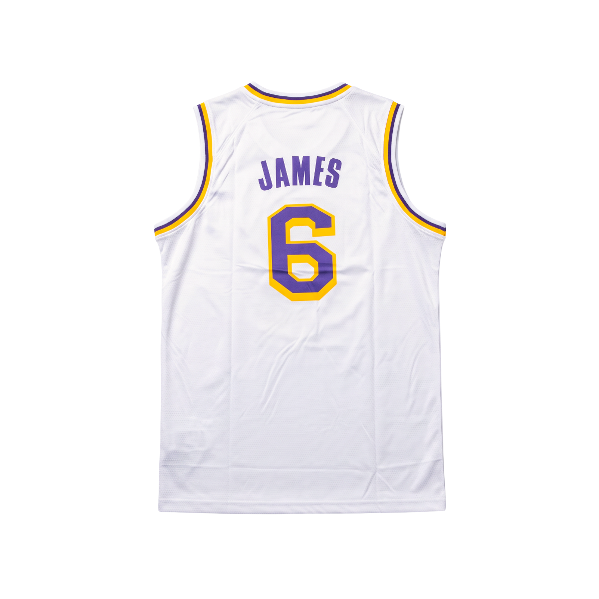 Áo Jersey Lakers / James #6 Trắng - Heat Press / Decal Nhiệt - Ảnh 5