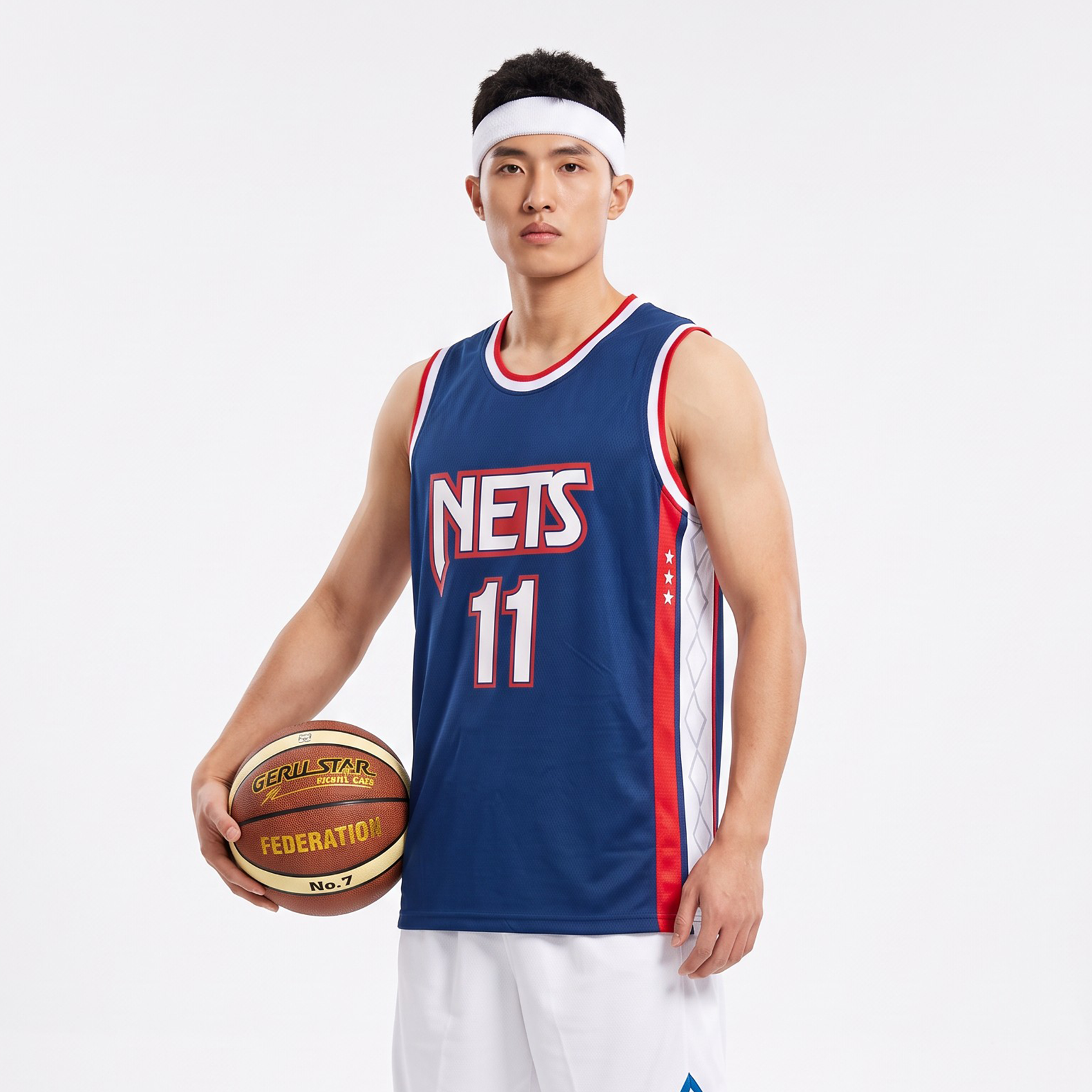 Áo Jersey Nets / Irving #11 Tím Than - Heat Press / Decal Nhiệt - Ảnh 1