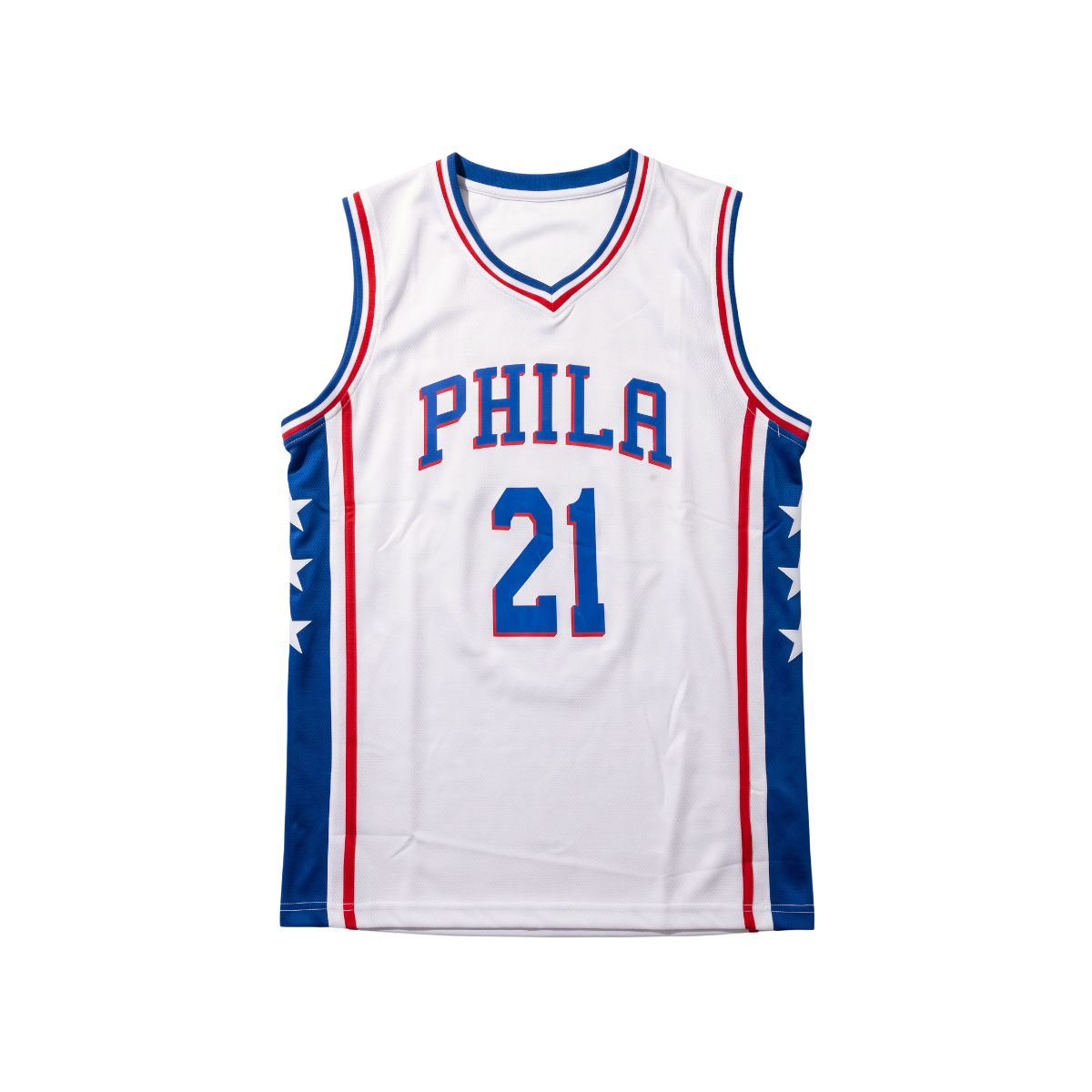 Áo Jersey Phila / Embid #21 Trắng - Heat Press / Decal Nhiệt - Ảnh 3