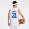 Áo Jersey Phila / Embid #21 Trắng - Heat Press / Decal Nhiệt - Thumbnail Image 2