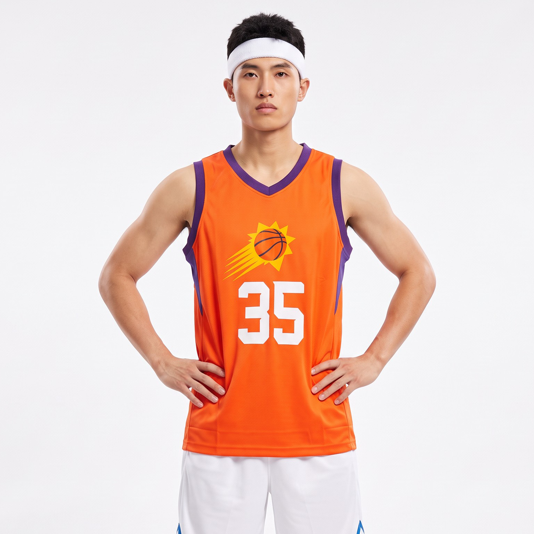 Áo Jersey Suns / Durrant #35 Cam - Heat Press / Decal Nhiệt - Ảnh 1