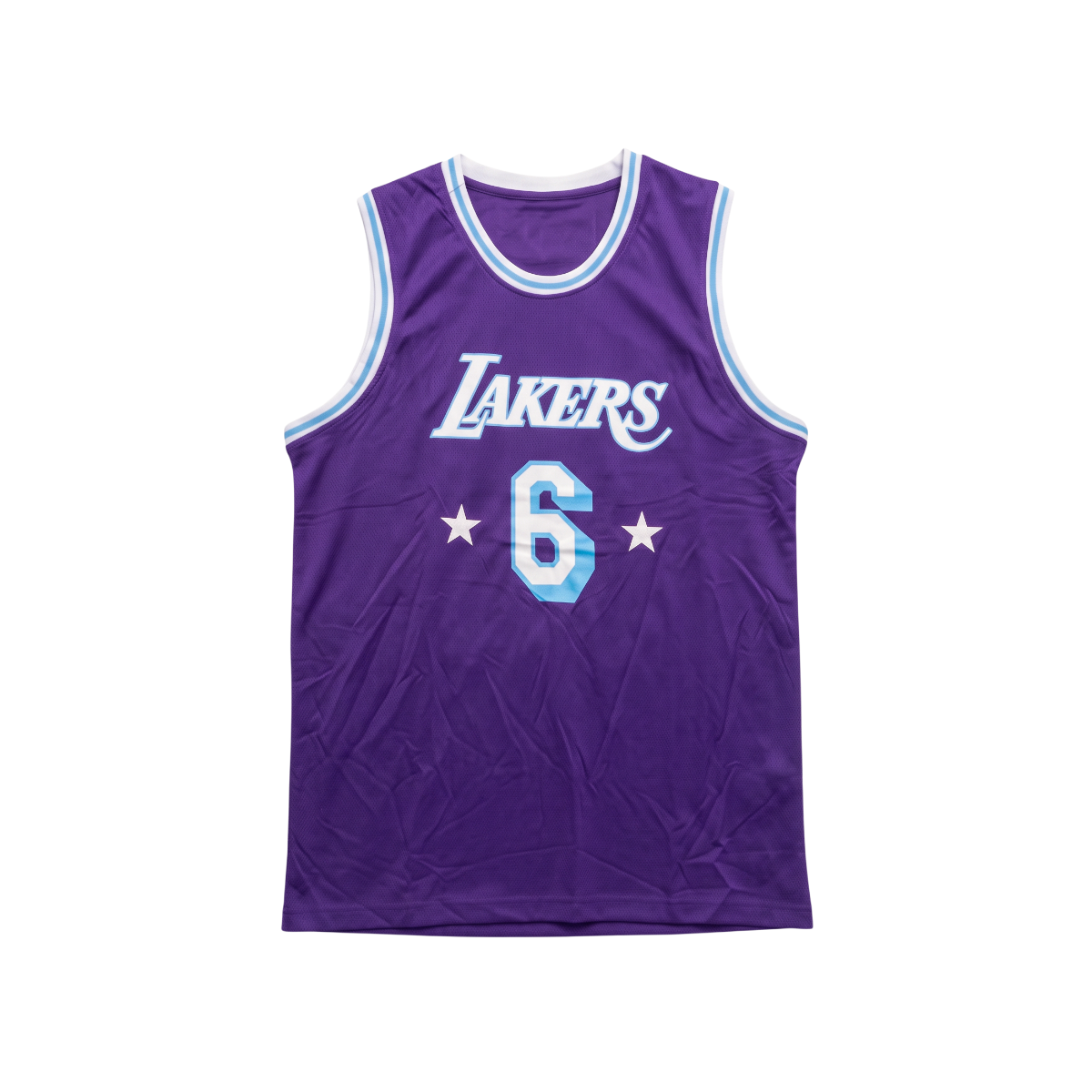 Áo Jersey Lakers / James #6 Tím - Heat Press / Decal Nhiệt - Ảnh 3