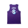 Áo Jersey Lakers / James #6 Tím - Heat Press / Decal Nhiệt - Thumbnail Image 4