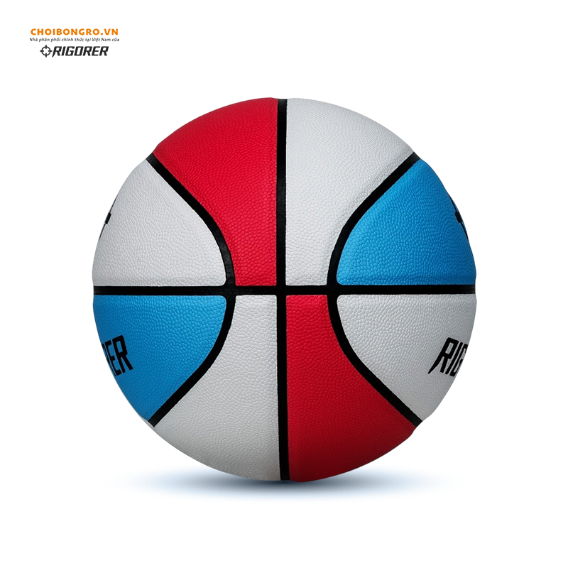 Quả bóng rổ Rigorer 'Tricolor' Chính Hãng - Xanh Đỏ [ZZ1603013] - Ảnh 3
