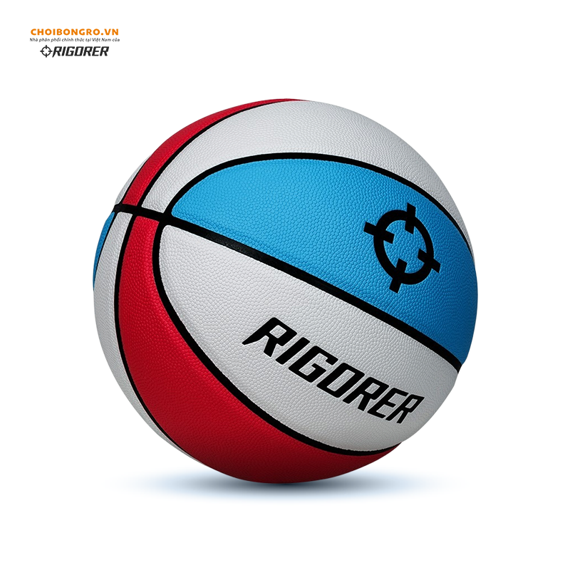 Quả bóng rổ Rigorer 'Tricolor' Chính Hãng - Xanh Đỏ [ZZ1603013] - Ảnh 2
