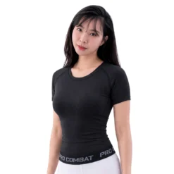 Áo Bó Cơ Pro Combat Cho Nữ - Cộc Tay