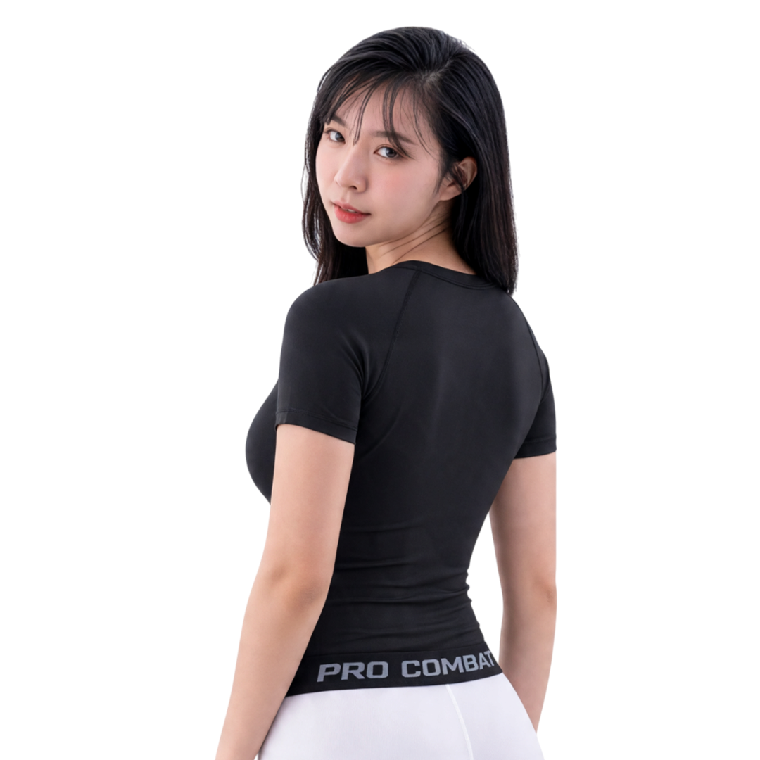 Áo Bó Cơ Pro Combat Cho Nữ - Cộc Tay - Ảnh 2