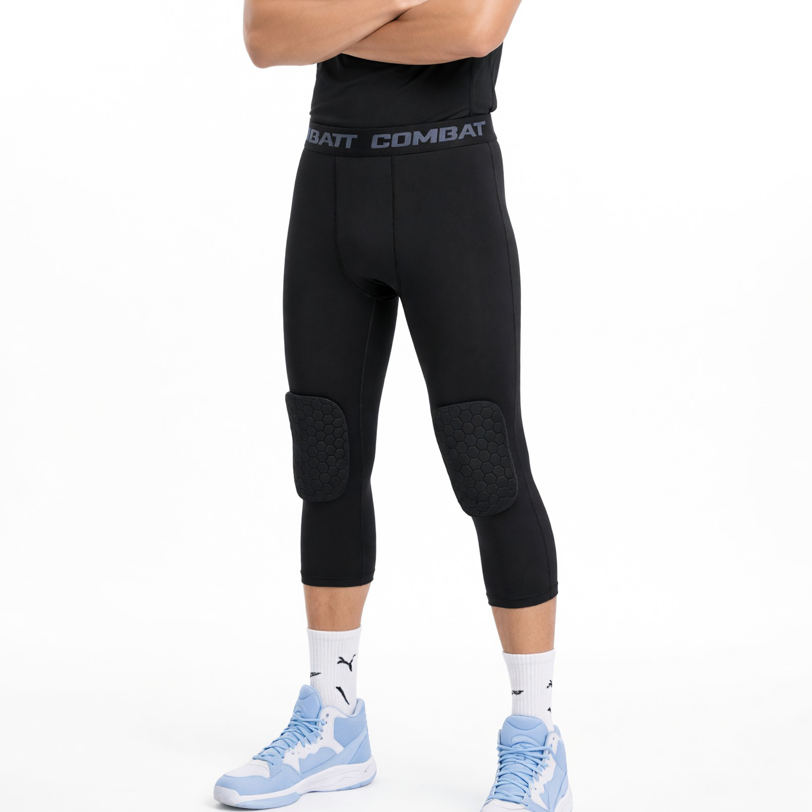 Quần Bó Cơ Pro Combat 3/4 Đệm Gối - Ảnh 2